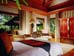 Chiang Mai Houses. Bedroom with elements of Thai decor